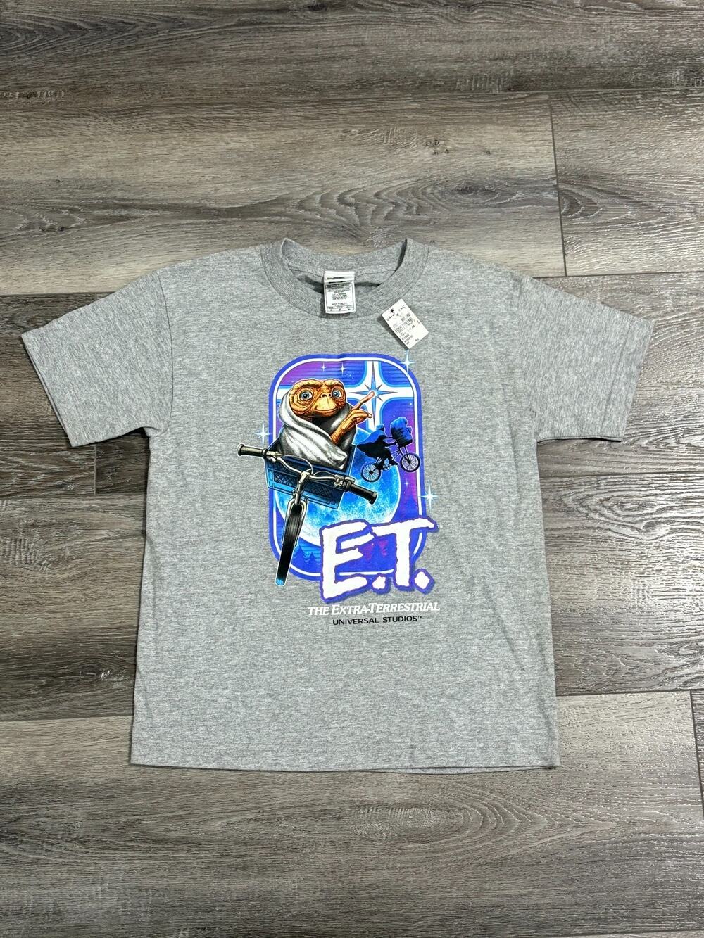 Vintage Universal Studios E.T. Movie Promo Shirt Retro Casual NWT - Youth Small